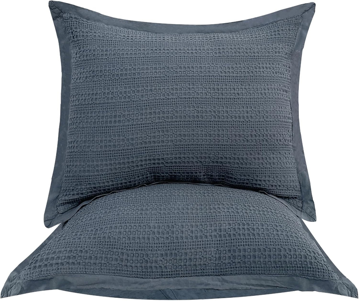 Cocoploceus Standard Pillowcase Set of 2 20X26 Pillow Covers Cotton Bed Pillow Shams Soft Decorative Pillow Cases with Envelope Closure, Bl…