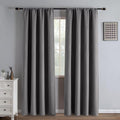 Igemaeve Blackout Curtains 84 Inch Length 2 Panels Set, Black Out Curtains for Bedroom 84 Inch Long, Rod Pocket Energy Saving Room Darkenin…