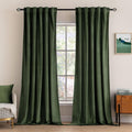Miulee Velvet Curtains 80 inches - Luxury Blackout Curtains for Bedroom Living Room Thermal Insulated Super Soft Window Drapes Rod Pocket &…