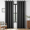 Joydeco Blackout Curtains 72 Inch Length 2 Panels Set, Thermal Insulated Long Drapes 2 Burg, Room Darkening Grommet Curtains for Living Roo…