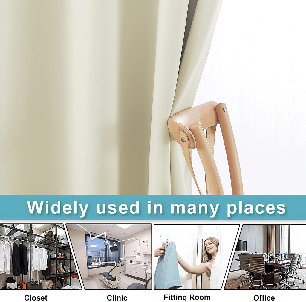 Rybhome RYB HOME Blackout Curtains Soundproof Energy Saving Insulating Privacy Room Divider Curtains for Patio Sliding Glass Door Living Ro…