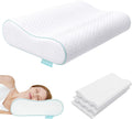 Releep Cervical Neck Pillow, Side Sleeper Pillow for Neck, Adjustable Contour Pillow for Sleeping, Ergonomic Memory Foam Pillow, Orthopedi…