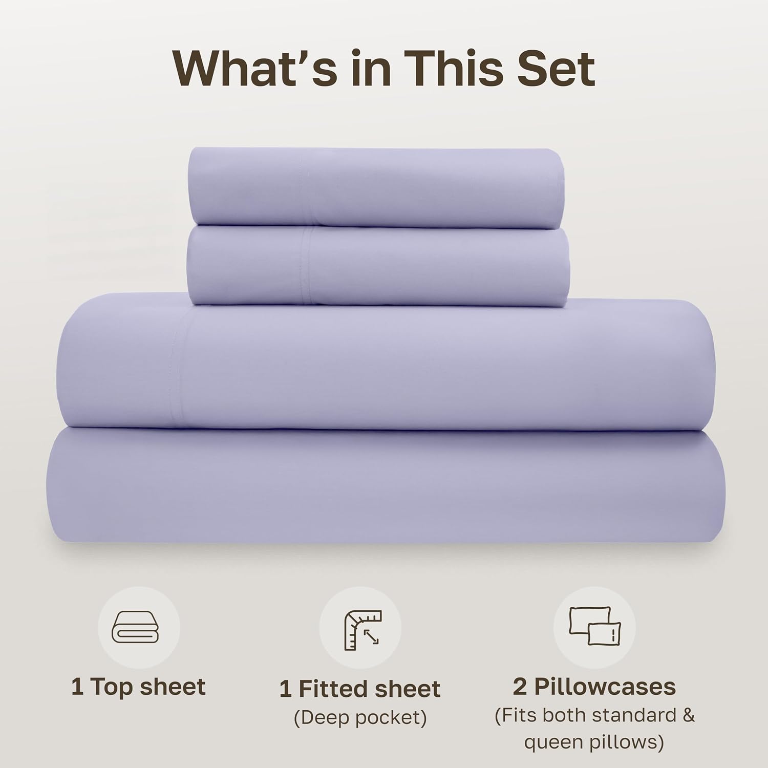 CaliforniaDesignDen California Design Den Full Sheets Set - Soft 100% Organic Cotton Bed Sheets with Deep Pockets, Crisp Percale, Breathabl…