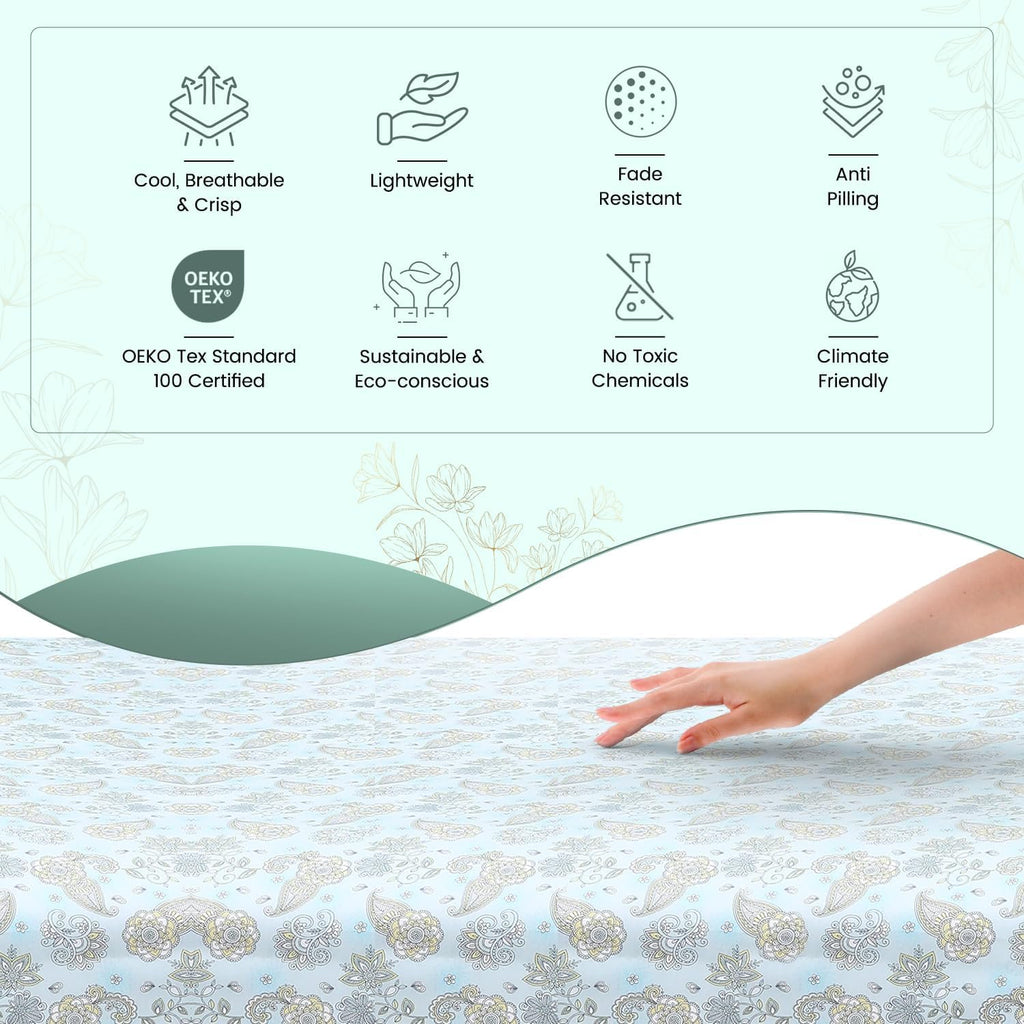 Featherstitchnewyork Feather & Stitch Softest 100% Cotton Sheets, 300 Thread Count Percale Weave Bedding, 16" Deep Pocket, Cooling Sheets,…