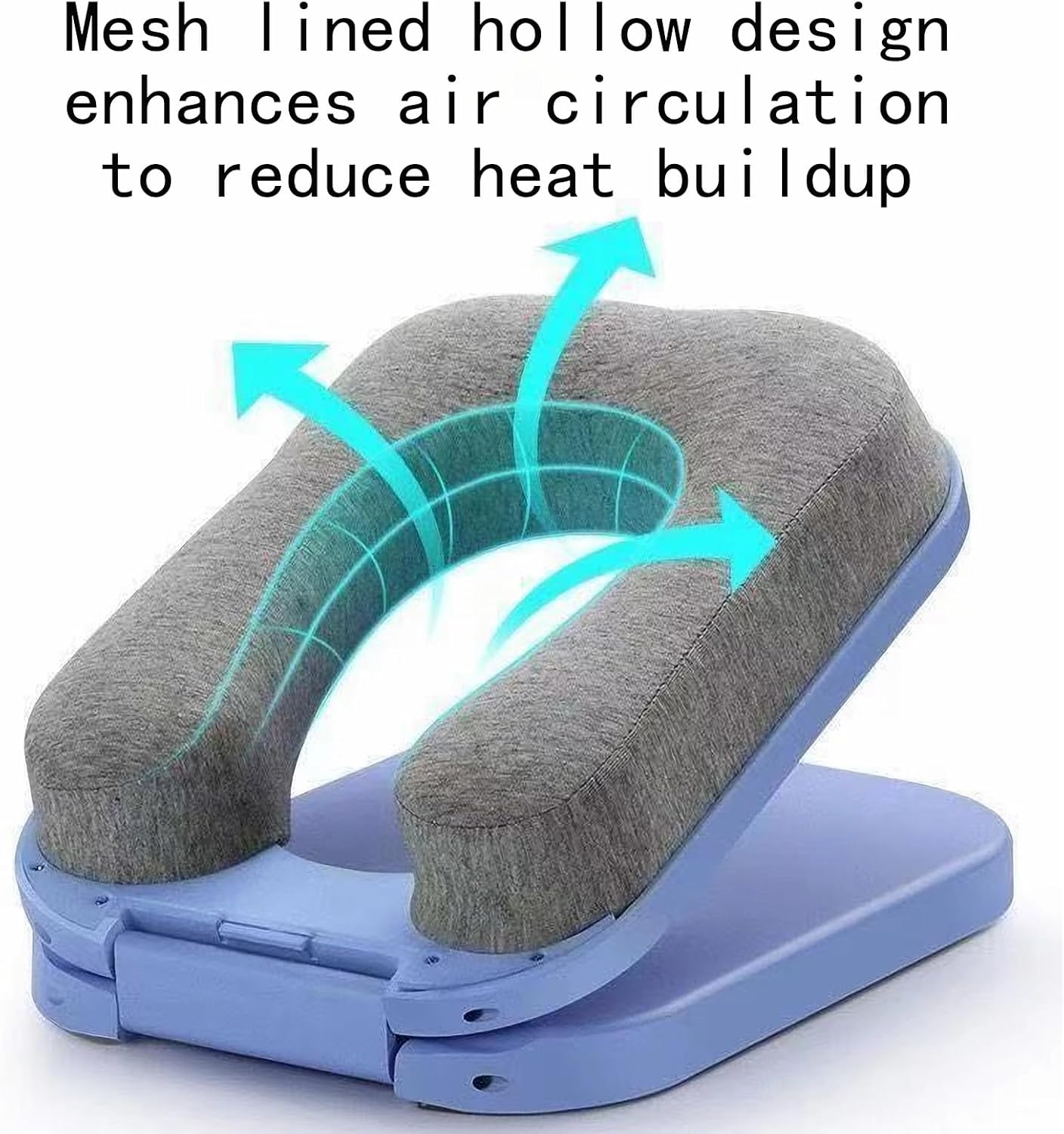 Foldable Portable Desk Pillow for Napping, Adjustable Office and School Face Down Pillow for Sleeping, Memory Cotton Travel Head Support…