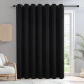 Igemaeve 100% Blackout Curtains for Bedroom Living Room, Sliding Door Curtains, Extra Wide Privacy Room Divider Grommet Thermal Insulated D…