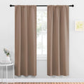 NICETOWN Kitchen Window Blackout Curtains - Window Treatment Thermal Insulated Rod Pocket Small Blackout Draperies/Drapes for…