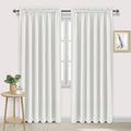 DWCN Blackout Curtains for Living Room Thermal Insulated, Energy Saving & Noise Reducing Bedroom Curtains, Ivory, W 70x L 84 Inch, Set of…