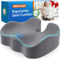 BlissTrends Seat Cushion, Thick Memory Foam Cushions for Office Chair, Car Seat, Airplane, Relieving Pressure Tailbone Sciatica Back Pain fo…