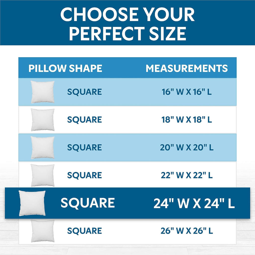 Guardmax Jersey Knitted Throw Pillow Protector with Zipper - 4 Pack -100% Waterproof, Bed Bug Proof, Dust Mite Proof, & Hypoallergenic Pill…