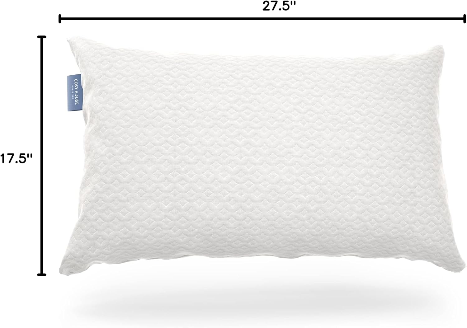 CosyHouseCollection Cosy House Collection Luxury Rayon Derived from Bamboo Shredded Memory Foam Pillow - Adjustable & Removable Fill - Cool…