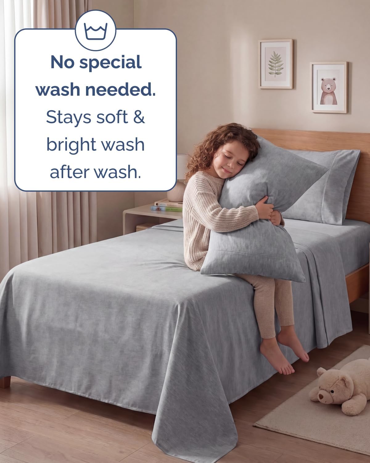 Twin 4 Piece Sheet Set - Comfy, Breathable & Cooling - Soft Hotel Luxury Bedding for Women, Men, Kids, Teens and Children - 1 Flat & 1…