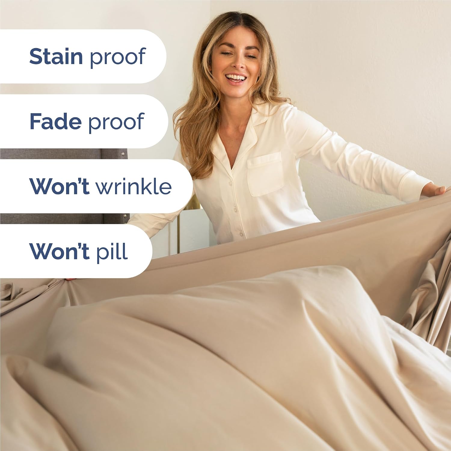 Split King 7 Piece Sheet Set - Comfy Breathable & Cooling - Hotel Luxury Bedding for Women, Men, Kids, Teens & Children - 1 Flat & 2…