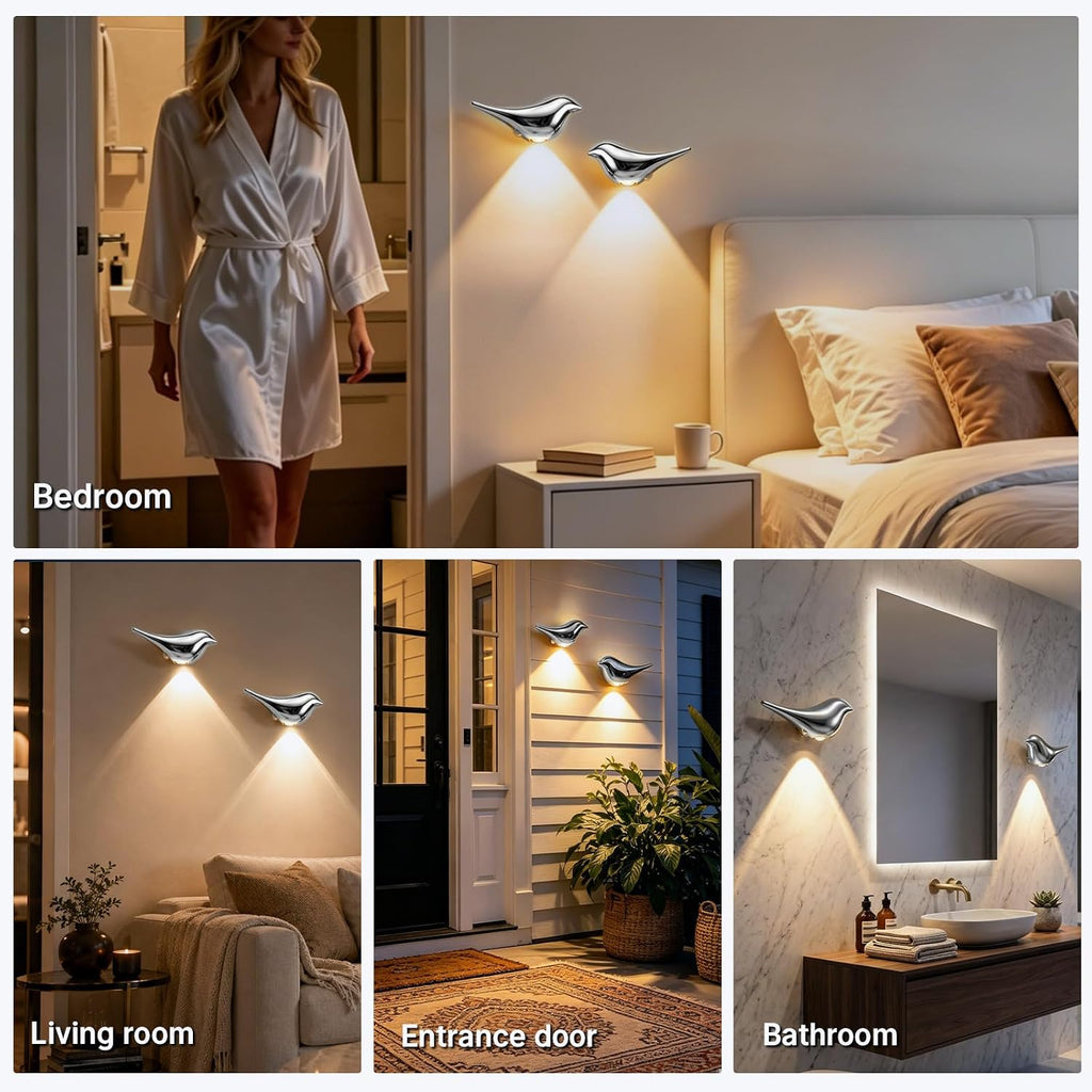 Motion Sensor Night Light: 1200mAh Rechargeable Night Light Set of 2 Magnetic Stair Lights Indoor Wireless Small Night Light for Kids…