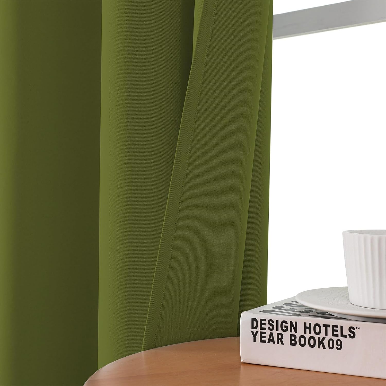 Cucraf Green Blackout Curtains 96 inch Length 2 Panels Set, Room Darkening Drapes for Living Room Bedroom, Thermal Insulated Light Blocking…