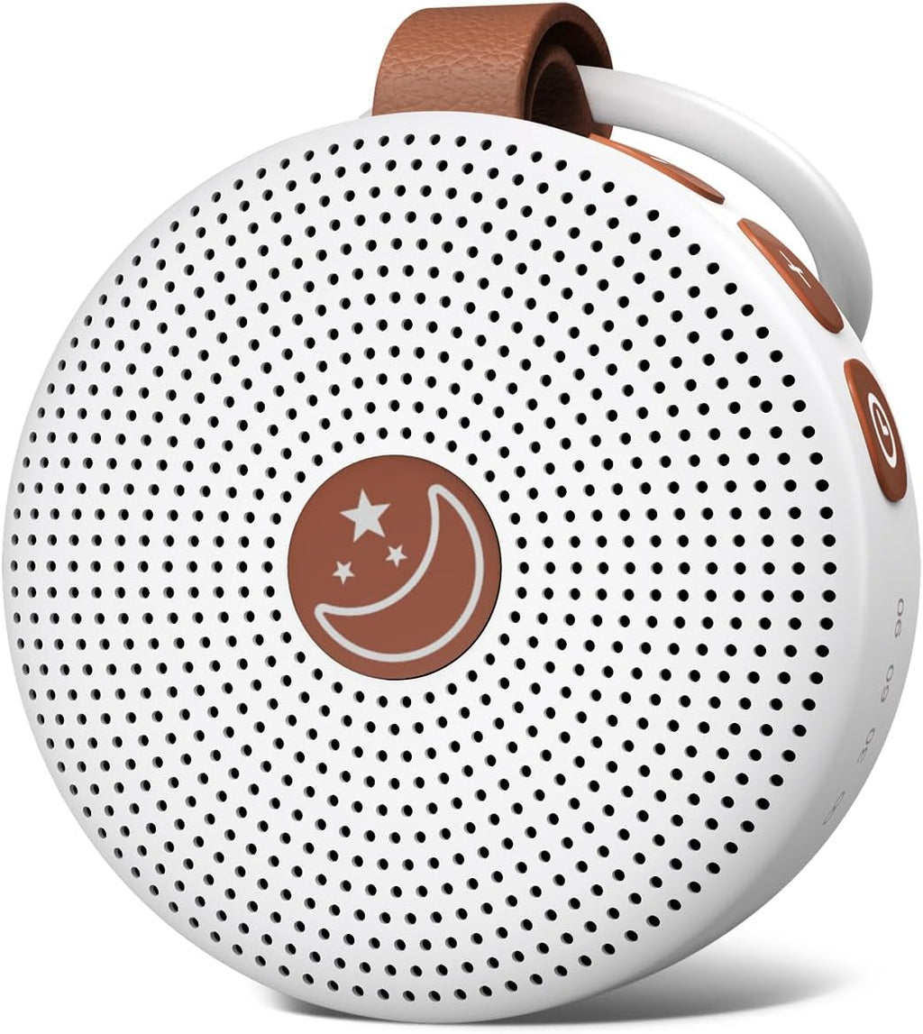 Sound Machine Mini Portable Baby White Noise Machine with 30 Soothing Sounds for Kids Adults Auto-Off Timer 32 Volume Levels Rechargeable…