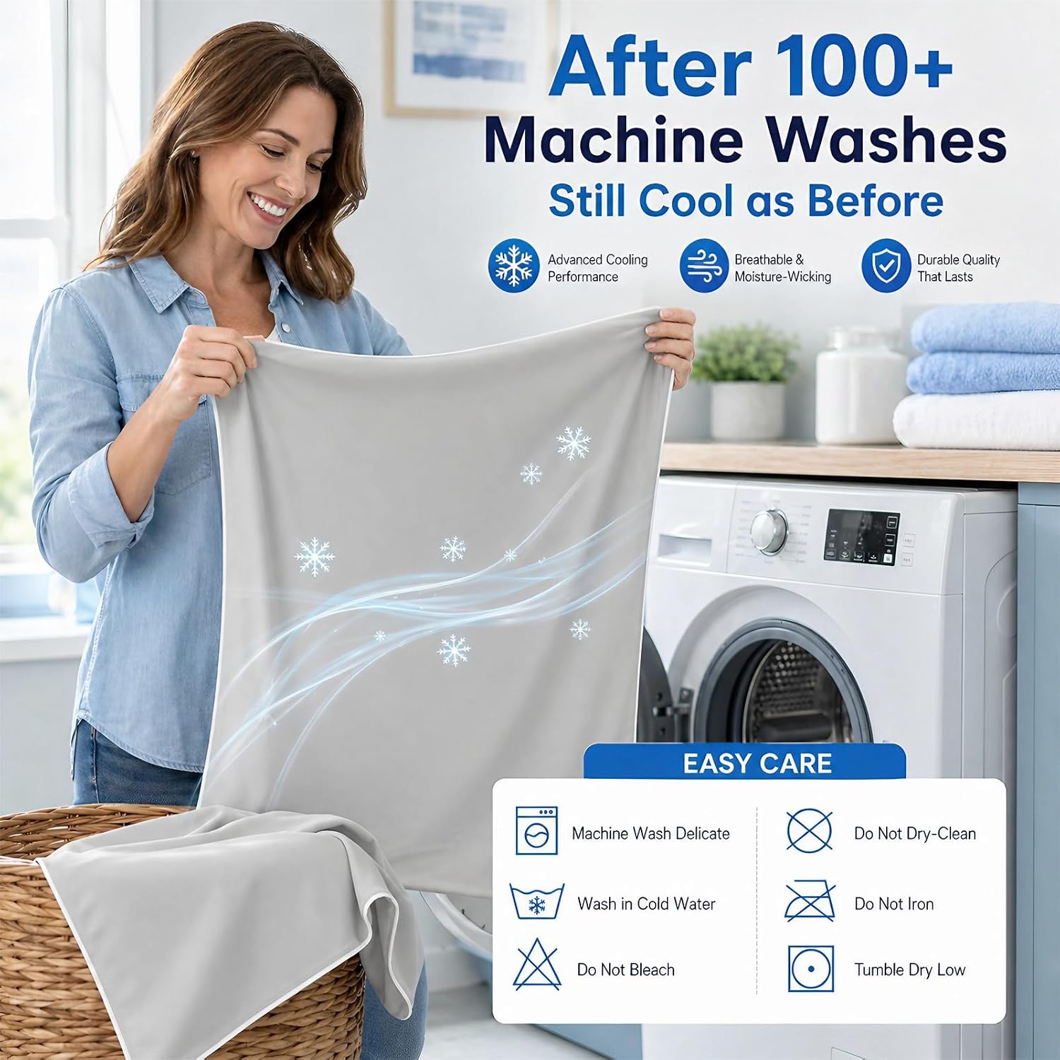 Cieltown Cooling Pillow Cases for Hot-Sleepers: Q-Max ≥0.4 Nylon Spandex Cool-to-Touch for Night Sweats - Waffle Weave for Dry & Com…