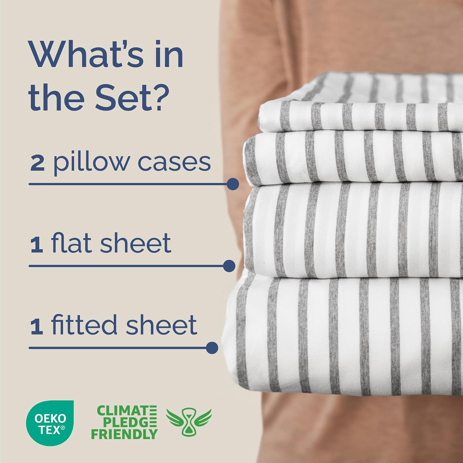 Cal King Size 4 Piece Sheet Set - Comfy Breathable & Cooling Sheets - Hotel Luxury Bed Sheets for Women & Men - Deep Pockets, Easy-Fit…