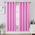 Cucraf Blackout Curtains 63 inch Length 2 Panels Set, Room Darkening Drapes for Living Room Bedroom, Thermal Insulated Light Blocking Gromm…