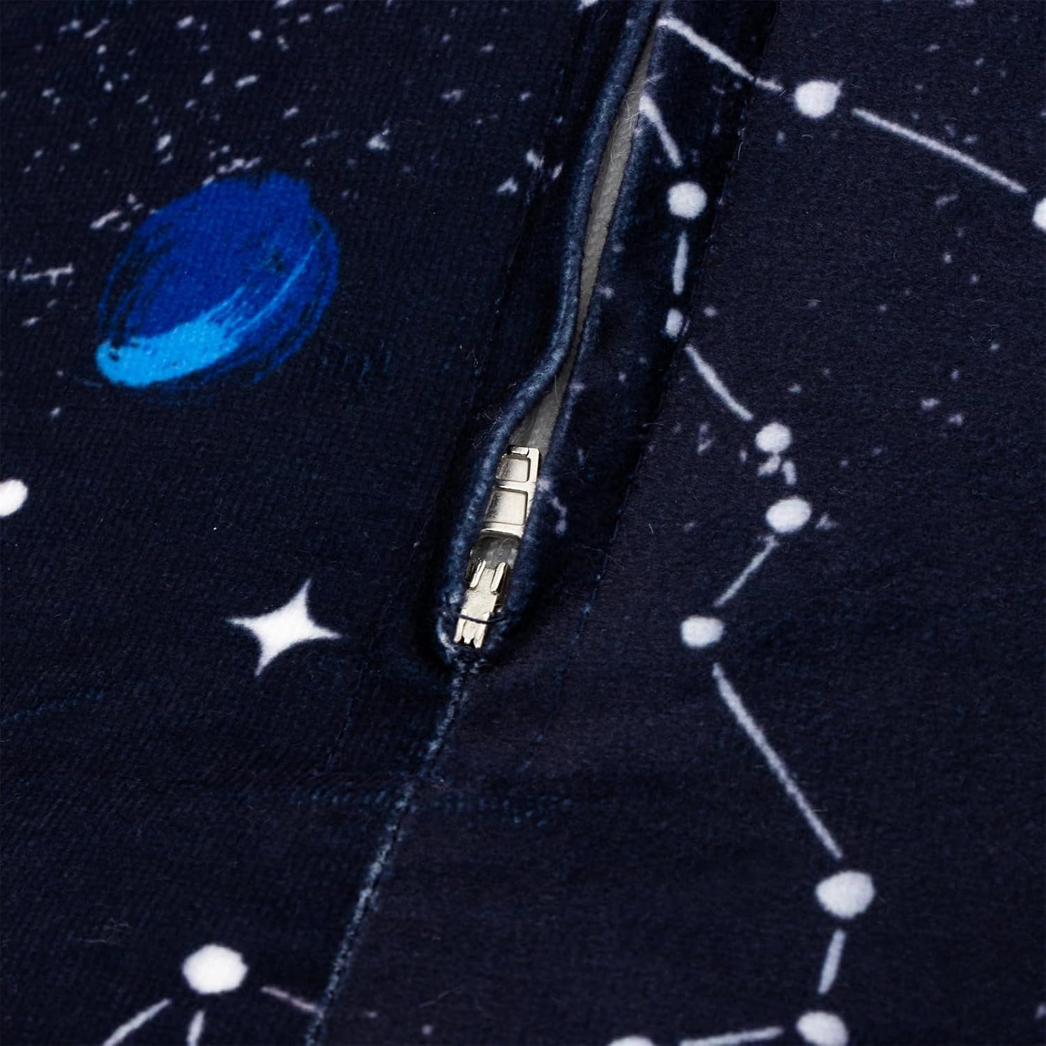 Aimuan Reading Pillow Bed Rest Wedge Backrest Pillow Outer Space Universe Galaxy Printed Collections with Arms Sitting in Bed Black-Blue