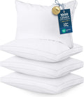 Utopiabedding Utopia Bedding Bed Pillows for Sleeping Queen Size (White), Set of 4, Soft & Fluffy Pillow with Down Alternative Filling, Coo…