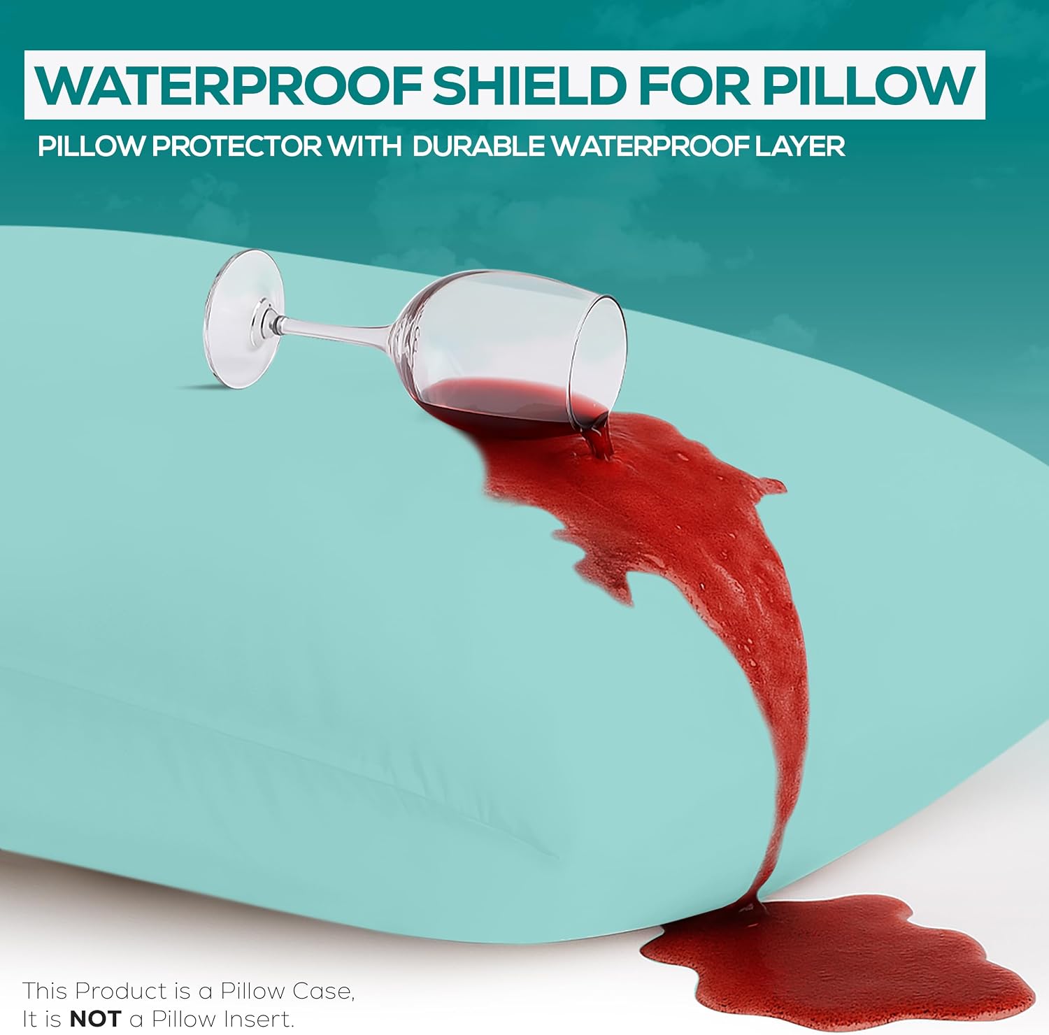 Utopiabedding Utopia Bedding 100% Waterproof Pillow Protectors with Zipper Queen Size (Set of 2), Bed Bug and Dust Mite Proof Zippered Pill…