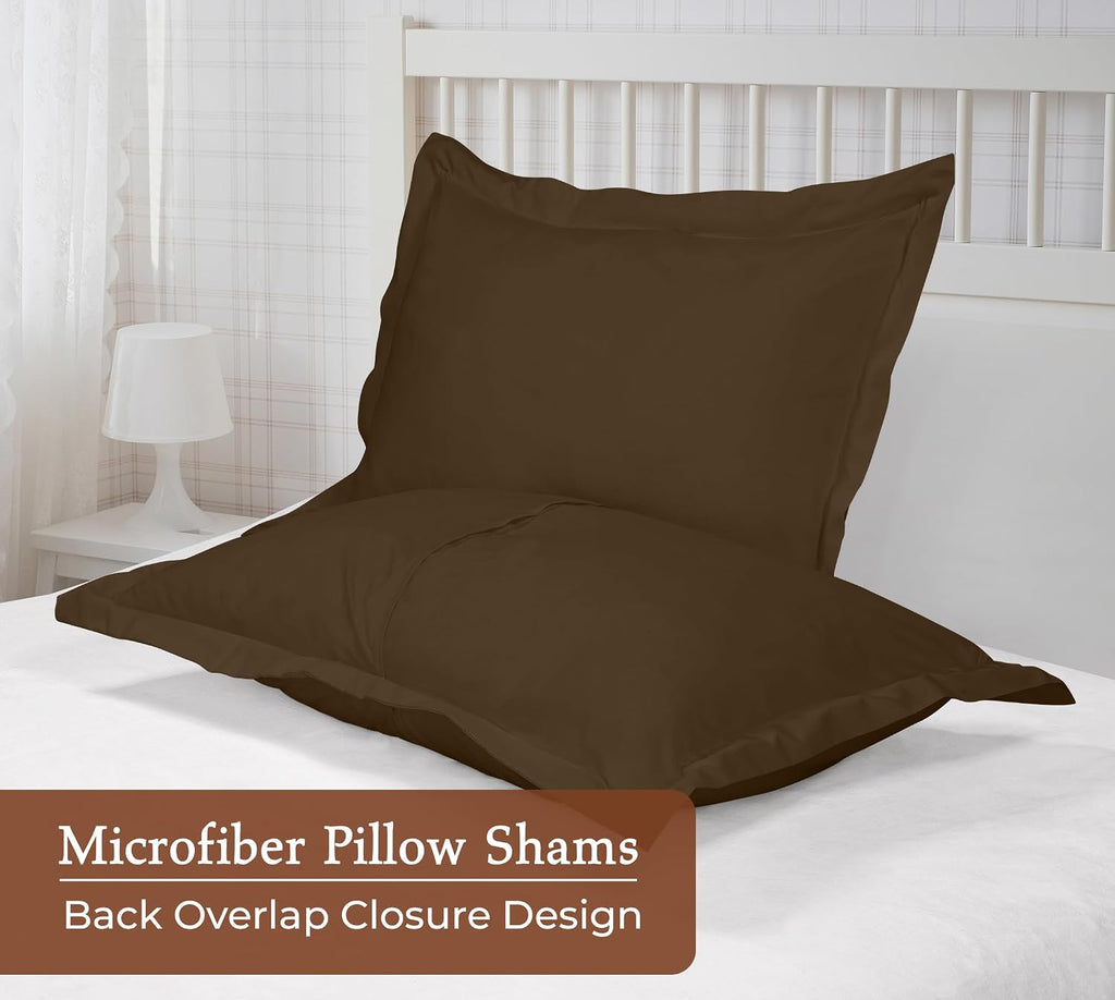 Royalelinens Royale Linens Pillow Shams 2 Pack King Size 20x36 Inch - Brushed 1800 Microfiber - Bed Pillow Shams, Wrinkle Resistant Super S…