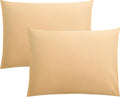 FLXXIE Pillow Cases Standard Size, Soft Microfiber Pillow Covers with Envelope Closure, Wrinkle, Stain Resistant Pillowcases, 2 Piece…