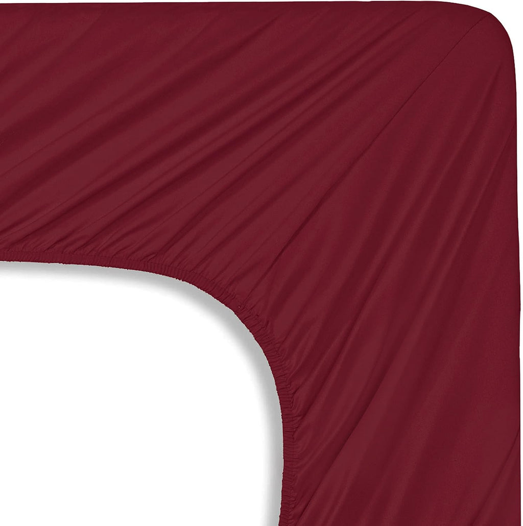 MocassiLuxuryBedding Mocassi Queen Sheet Set - Luxury Hotel 1800 Premier Bedding Sheets & Pillowcases - Ultra Soft Breathable & Cooling Bed…