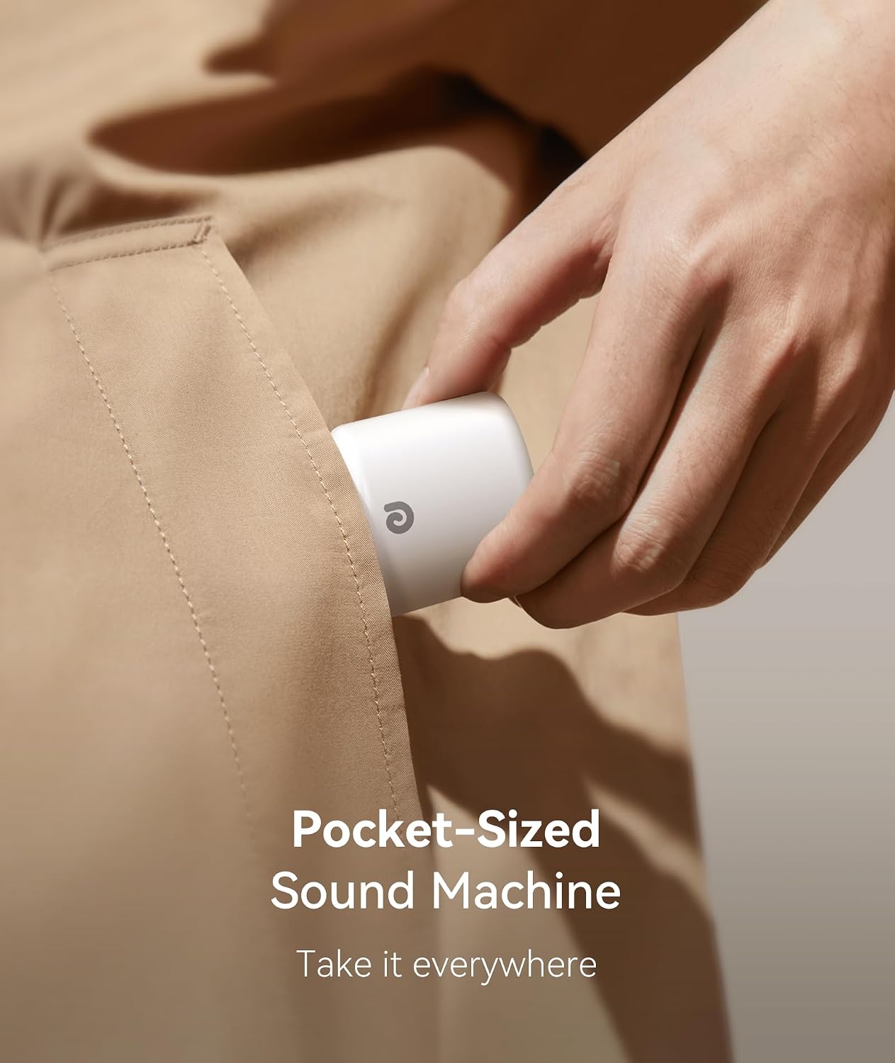 Dreamegg Sound Machine - Portable Sound Machine for Baby & Adults, 16 Soothing Sounds, Timer
