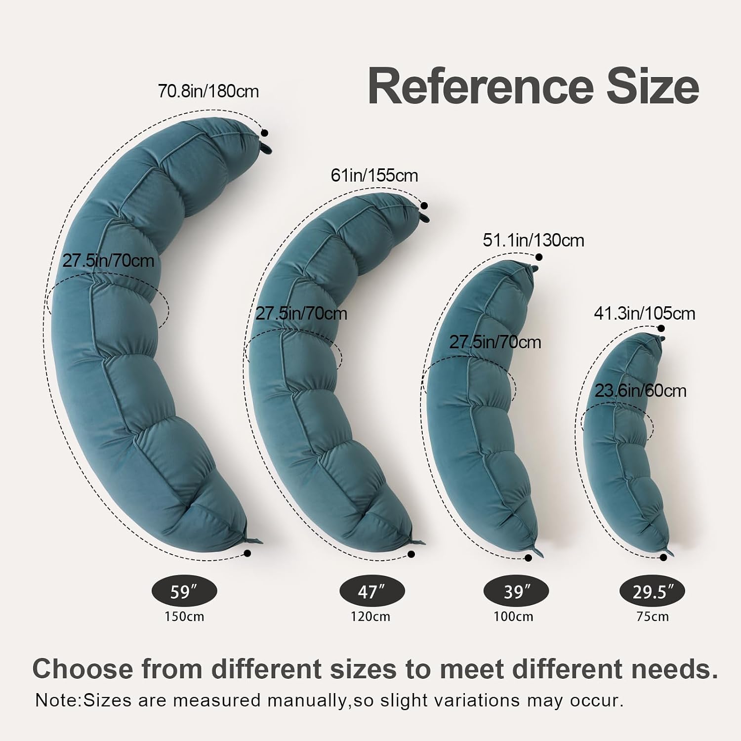 Peallow(Pat. Pend) – Long Round Body Pillow for Adults, Bolster Pillow for Sleeping, Soft and Supportive Pillow for Sleeping & Lumbar…