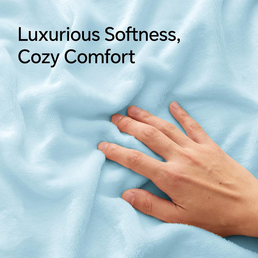 Bedelite Flannel Pillow Cases Queen Size Set of 2, Super Soft Fleece Pillowcases with Zipper for Bedroom, Sofa, Couch, Luxury Cozy Fuzzy Vel…