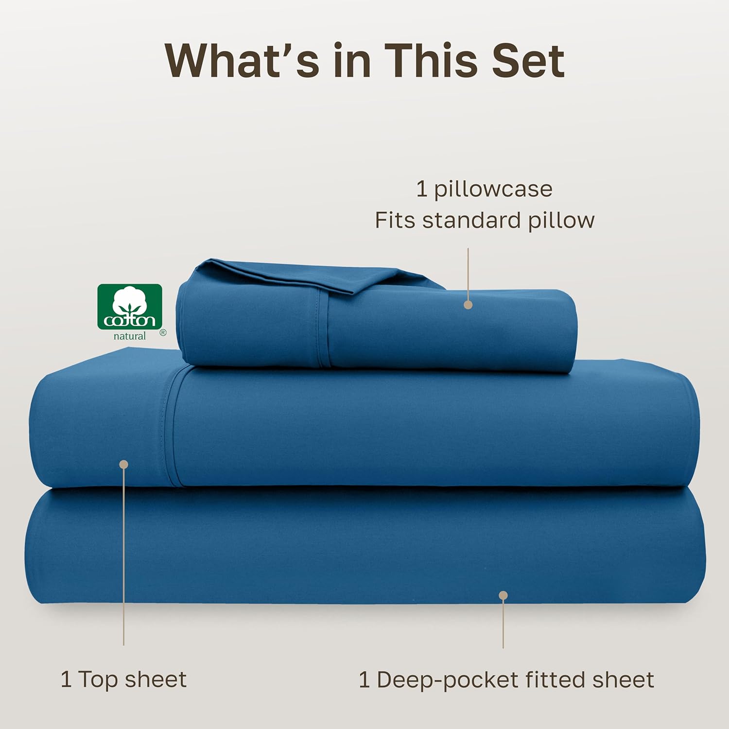 CaliforniaDesignDen California Design Den Soft Twin Size 100% Cotton Sheet Sets, 400 Thread Count Good Housekeeping Award Winner, Silky Smo…