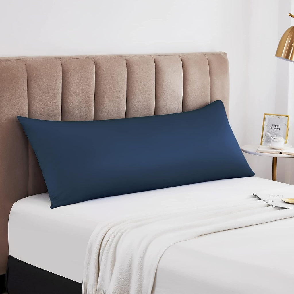Oubonun 100% Cotton Body Pillowcase - 800 Thread Count/21x54, Moisture Absorbent and Breathable, Hotel Body Pillow Cover for All Seasons, N…