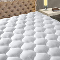 Matbeby Full XL Mattress Pad - Cooling Breathable Mattress Topper, Quilted Fitted Mattress Protector, Pillow Top Mattress Cover with 8-21"…