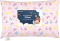 Toddler Pillow with Pillowcase - 13x18 My Little Dreamy Kids Travel Bed Pillows for Sleeping, Organic Cotton Small Pillowcase, Soft &…