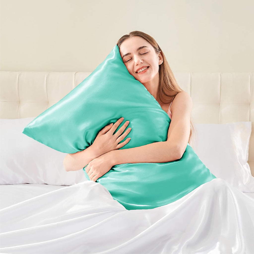 Bedelite Satin Body Pillow Cover, Super Soft and Cooling Body Pillow Pillowcase for Hair and Skin, Breathable Silky Full Long Pillowcase Co…