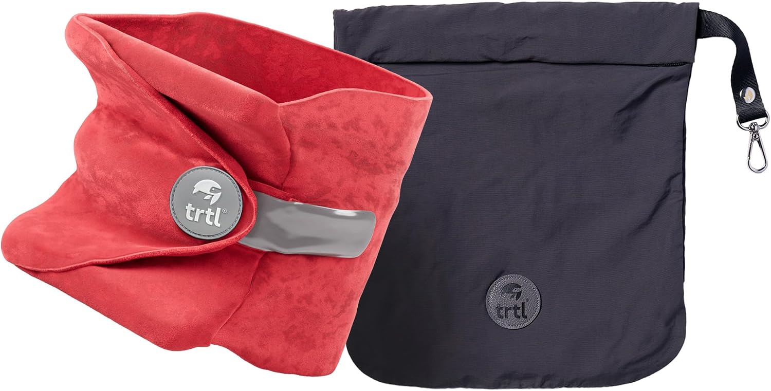 Trtl Pillow - designed for everyday use, Super Soft Neck Support Travel Pillow for Airplanes - Lightweight and Machine Washable…
