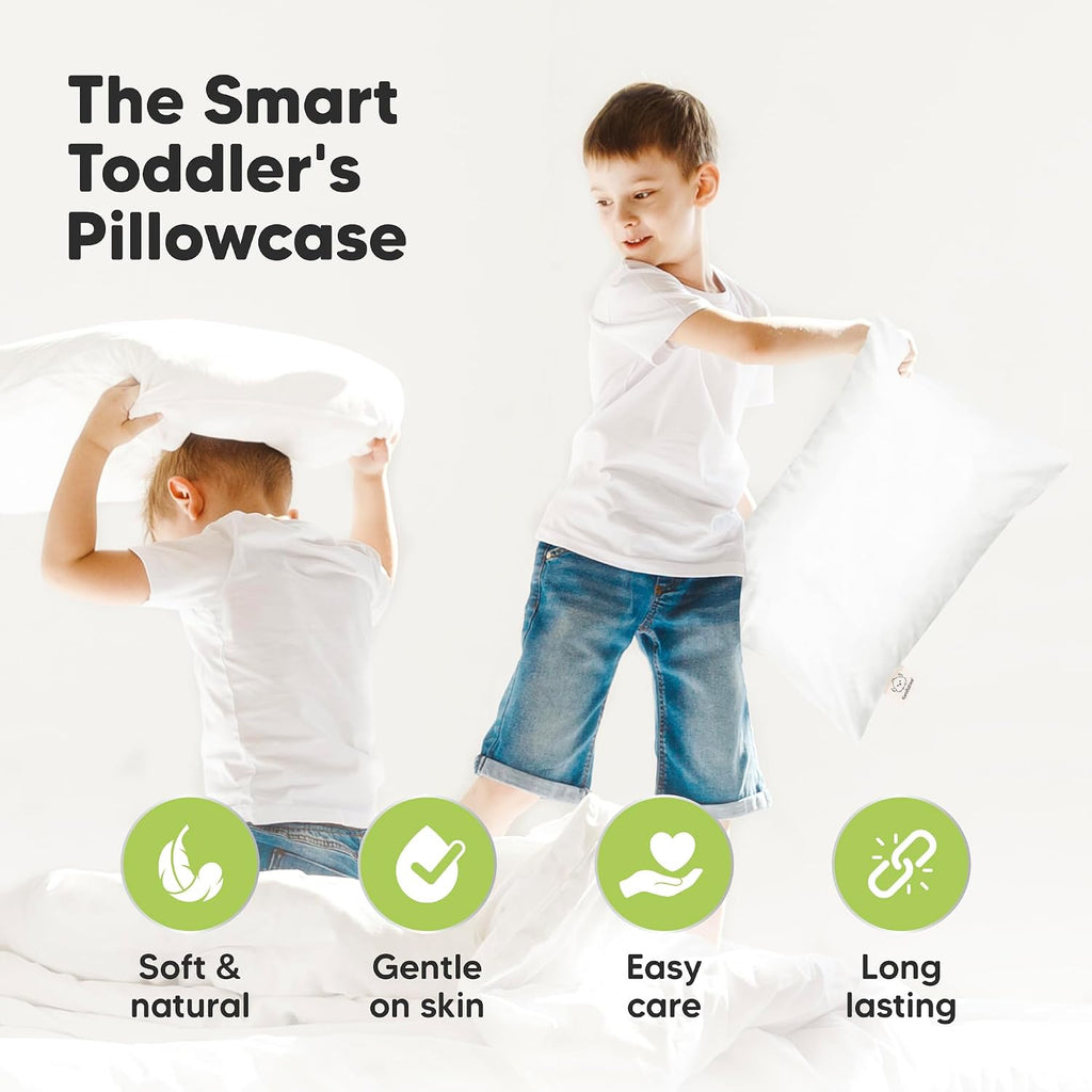KeaBabies 14x20 Toddler Pillowcase, 1-Pack Waterproof - Soft Waterproof Toddler Pillow Protector Cover for Kids, Boys, Girls, Durable…