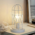 Seaside village Bedside Touch Lamp, Small Table Lamp for Bedroom Living Room, 3 Way Dimmable Modern Nightstand Lamp, Simple Desk Lamp…