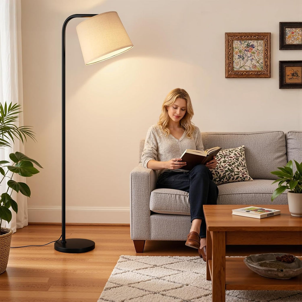 Ambimall RGB Floor Lamp - Remote Control, 8 Colors and 3000K-6500K Color Temperature, Fully Dimmable, Standing Lamp for Living Room with…