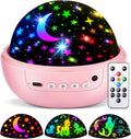COOLNIGHT Unicorn Night Light Star Projector for Kids, 3 Films+93 Colors Kids Projector Night Light,360° Rotating All Night…