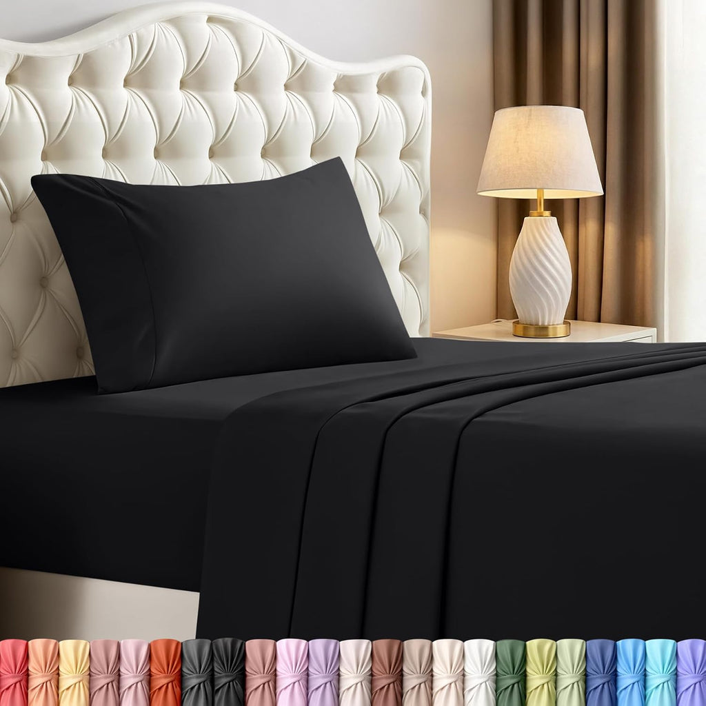 Utopiabedding Utopia Bedding Twin Sheet Set – 3 Piece Bed Sheets for Twin Size Bed, Soft and Breathable Microfiber, Includes 1 Fitted Sheet…