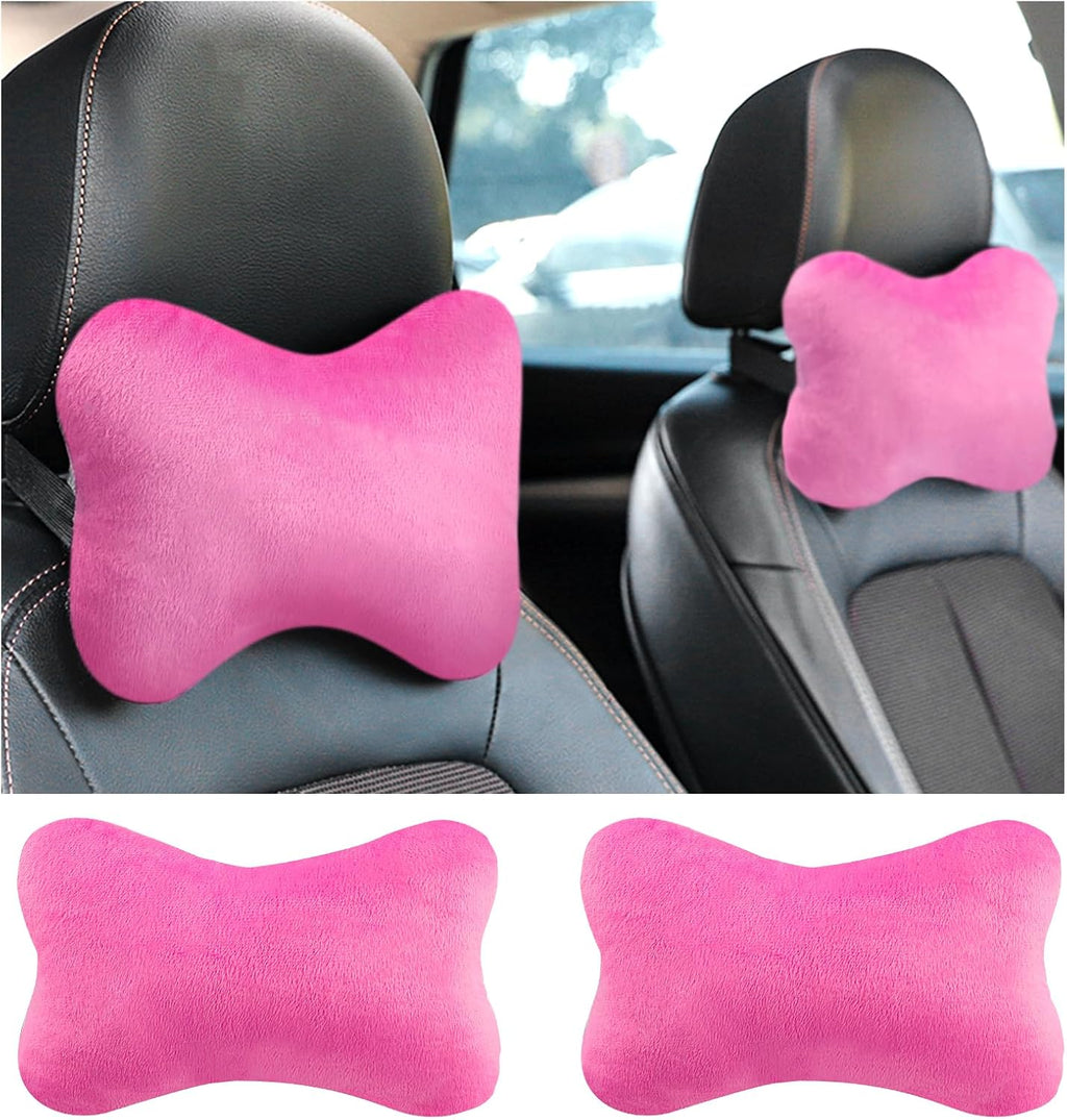2PCS Car Headrest Pillow, Soft & Comfortable Car Neck Pillow for Driving Fatigue Relieve, All-Season Universal Cars Head Rest Pillows…