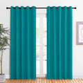 NICETOWN Blackout Draperies Curtains for Kids Room, Window Treatment Thermal Insulated Solid Grommet Blackout Drape Panels for Bedroom…