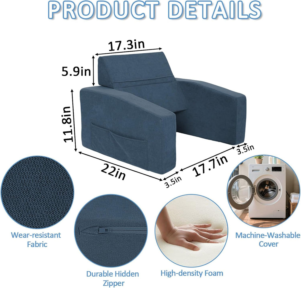 Lap Desk Pillow with Removable Cover Adjustable Angle Gaming & Machine Washable Reading Pillow for Adults Multipurpose Laptop Bed Tray…