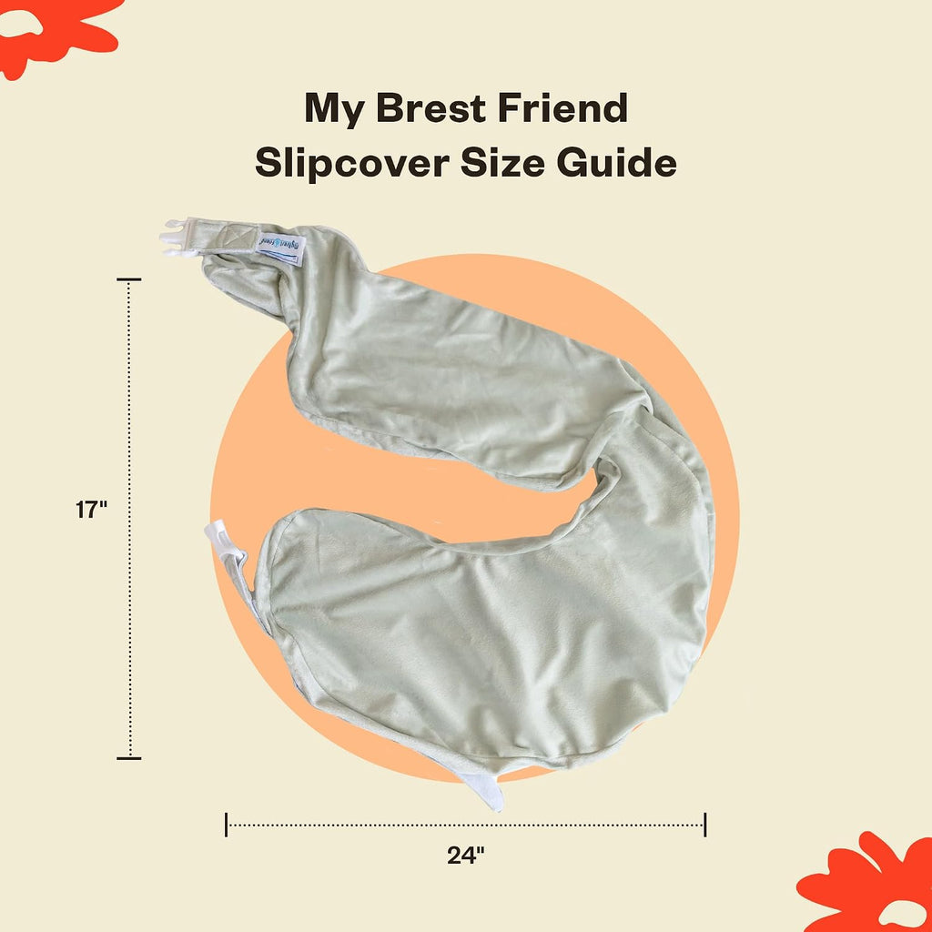 My Brest Friend Super Deluxe Nursing Pillow - Enhanced Comfort & Ergonomic Breastfeeding Pillow for Ultimate Support For Mom & Baby…