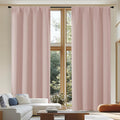 Simplebrand Ava Blackout Curtains for Patio 108 Inches Long 2 Panels Set, Solid Thermal Insulated Room Darkening Rod Pocket Window Treatmen…