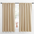 NICETOWN Room Darkening Curtains for Bedroom - Home Decoration Privacy Protection Thermal Insulated Solid Drapes/Draperies for Kitchen…