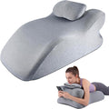 Ergonomic Contoured Support Pillow, 27°Angle Wedge Memory Foam Pillow, Multi-Functional Neck Back Waist Pillow for Bed Sleeping &…